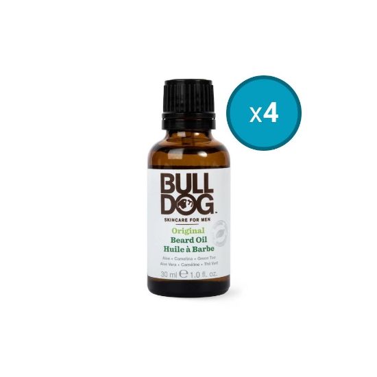 Picture of 4x Huile à barbe Bulldog Original, 30mL