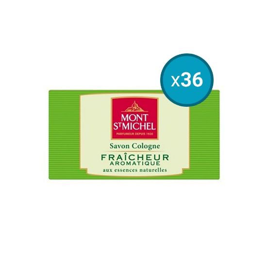 Picture of 36x Savon cologne parfum Fraîcheur Aromatique aux essences naturelles Mont Saint-Michel, 125g