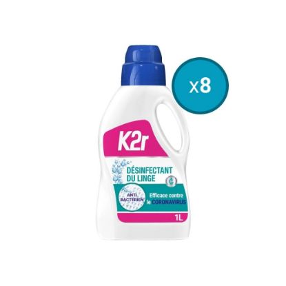 Picture of 8x Désinfectant linge liquide K2r, 1L