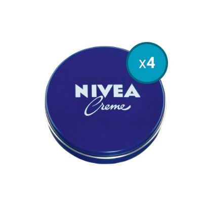 Image de 4x Crème Multi-usage Hydratante visage corps et mains Nivea, 75mL