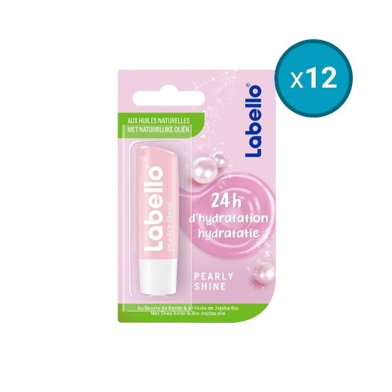 Image de 12x Stick lèvres Pearly Shine Labello, 5,5mL
