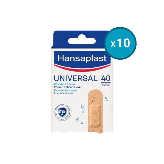 Image de 10x Pansements Universels Lavables Hansaplast, 40 pansements