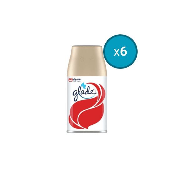 Image de 6x Recharge désodorisant automatique Senteur Fraise Mure Champagne Infusé aux Huiles Essentielles Glade, 269mL