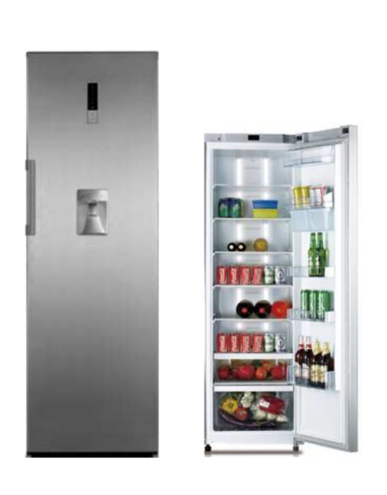 Image de Réfrigérateur armoire 1 porte No Frost 350L Merlin M-1PFRI350-I - inox