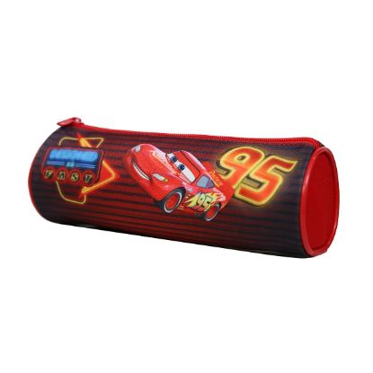 Trousse ronde Cars Rouge 22x7x7cm 1 compartiment