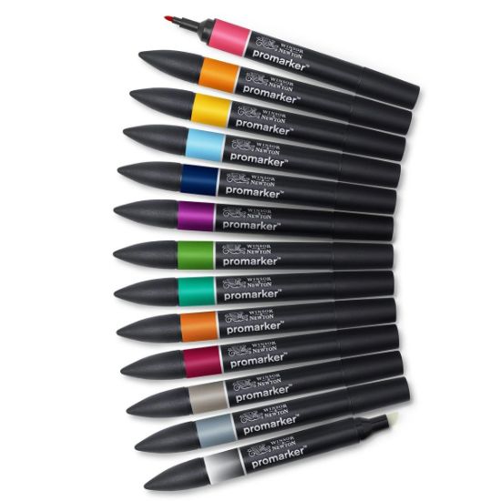 Lot de 12 ProMarker Tattoo Tones - Winsor & Newton