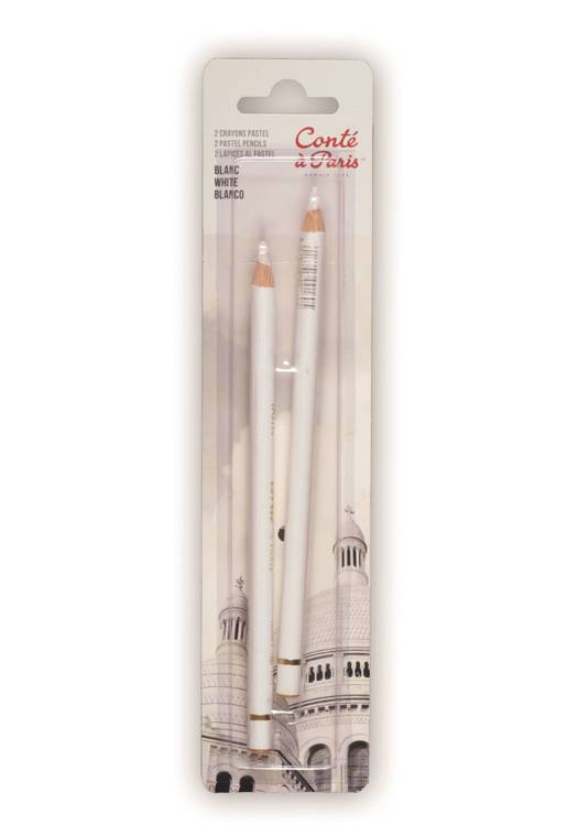 Crayons Pastel Conté à Paris Blancs (Pack de 2) ChezVous.re