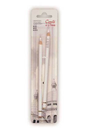 Crayons Pastel Conté à Paris - Blancs (Pack de 2)