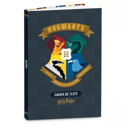 Cahier de texte Harry Potter Blasons - 15 x 21 cm - Kid'Abord