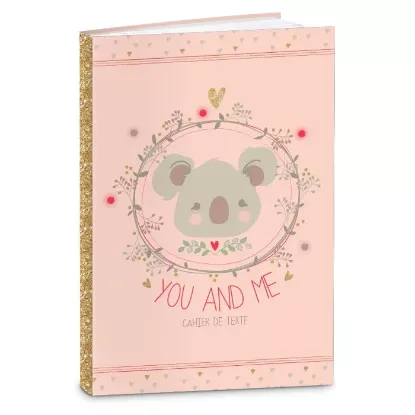 Cahier de textes KIP - 15 x 21 cm - Koala ou Sharky - Kid'Abord