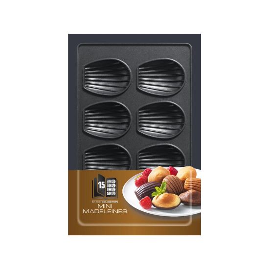 Plaques mini madeleine Snack Collection n°15 Tefal XA801512   -  Shopping et Courses en ligne, livrés à domicile ou au bureau, 7j/7 à la  Réunion