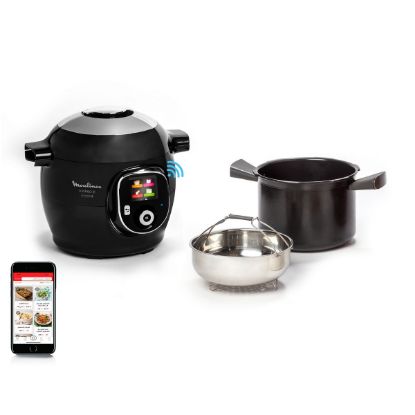 Image de Multicuiseur intelligent Moulinex Cookeo+ Connect -  CE8678 - noir