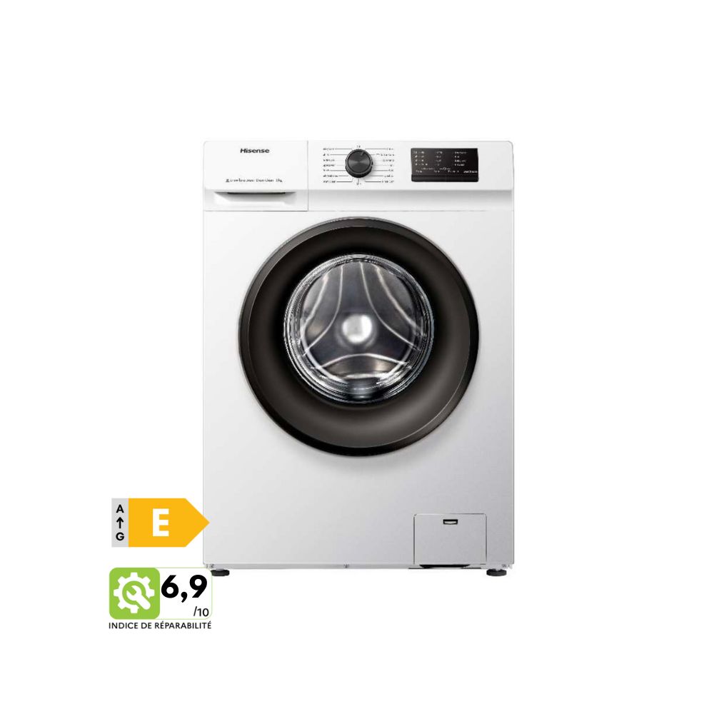 Lave-linge hublot 7kg - Hisense WFVC7012E