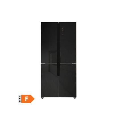 Image de Réfrigérateur 4 portes 482L DeRosso DRK-4P482-VN - verre noir
