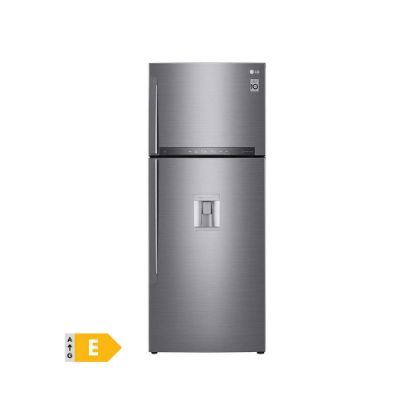 Picture of Réfrigérateur 2 portes | Door Cooling | E | Total No Frost | Compresseur linéaire inverter - LG GTF7043PS - inox
