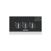 Image de Plaque de cuisson gaz 60 cm, 3 feux, verre trempé Siemens iQ500 EP6A6CB20 - noir