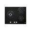 Image de Plaque de cuisson encastrable 65 cm, 3 feux gaz, 7750W - De Dietrich DPG7549B - Noir