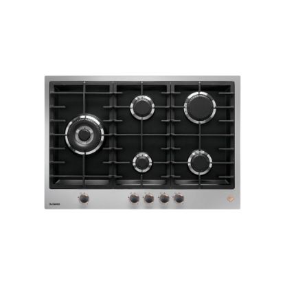 Image de Plaque de cuisson encastrable 75 cm, 5 feux gaz, 11500W - De Dietrich DPE7729XF - Inox