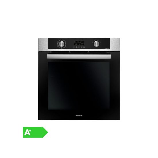 Image de Four encastrable 67L, Pyrolyse - Brandt BOP2432X - Inox