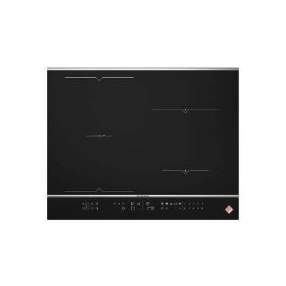Image de Plaque de cuisson induction encastrable 65 cm, 2 feux + 1 zone flexible, 7400W - De Dietrich DPI7684XS - Noir