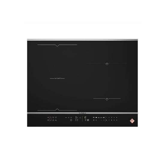 Picture of Plaque de cuisson induction encastrable 65 cm, 2 feux + 1 zone flexible, 7400W - De Dietrich DPI7684XS - Noir