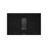 Image de Plaque de cuisson encastrable induction avec hotte intégrée 80 cm, 2 zones flexibles, 7400W - De Dietrich DPI7888BH - Noir