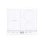 Image de Plaque de cuisson encastrable induction 60cm, 2 foyers + 1 zone flexible, 7200W - Sauter SPI4664W - Blanc