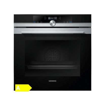 Image de Four encastrable 60 x 60 cm, 71L, Pyrolyse - Siemens iQ700 HB675G5S1F - inox