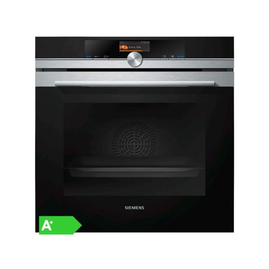 Image de Four encastrable 60 x 60 cm, 71L, Pyrolyse - Siemens iQ700 HB676G0S2 - inox