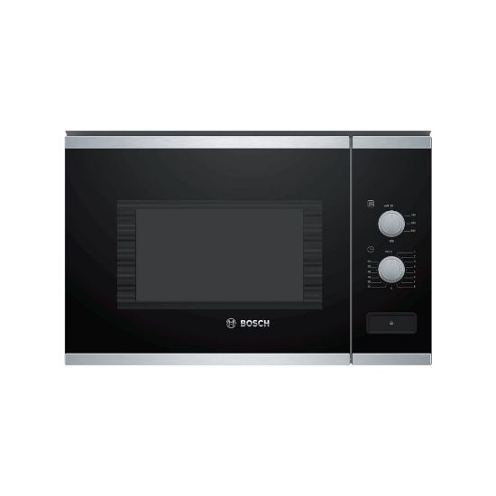 Micro-ondes encastrable 59 x 38 cm, 25L, 900W - Bosch Série 4 BFL550MS0 -  noir/inox   - Shopping et Courses en ligne, livrés à domicile  ou au bureau, 7j/7 à la Réunion