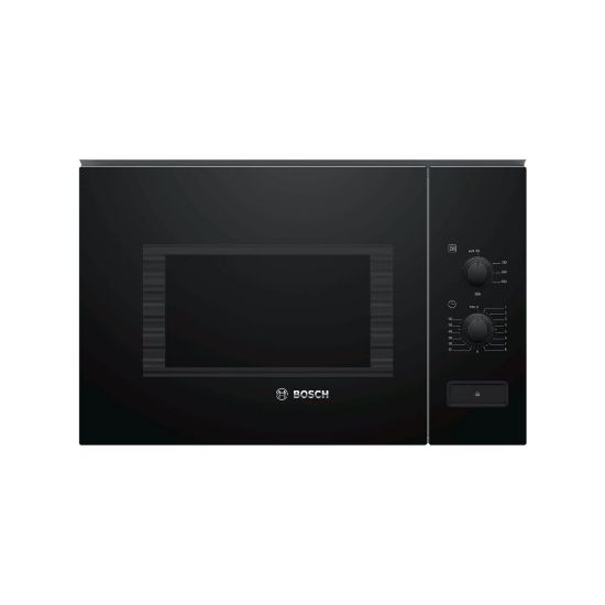 Image de Micro-ondes encastrable 59 x 38 cm, 25L, 900W - Bosch Série 4 BFL550MB0 - noir