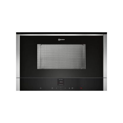 Image de Micro-ondes encastrable 60 x 38 cm, 21L, 900W - Neff N70 C17WR00N0 - noir/inox