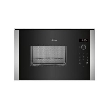 Image de Micro-ondes grill encastrable 59 x 38 cm, 25L, 900W - Neff N50 HLAGD53N0 - noir/inox