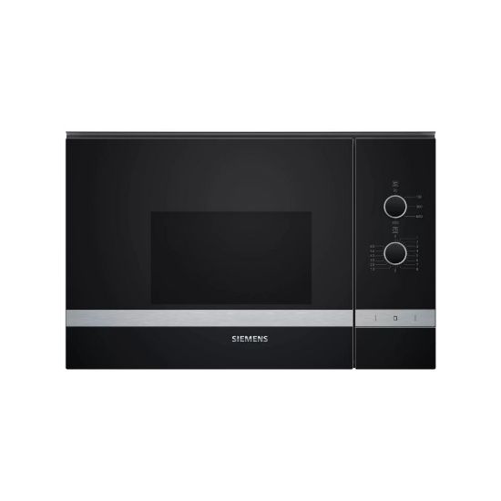 Image de Micro-ondes encastrable 59 x 38 cm, 25L, 900W - Siemens iQ300 BF550LMR0 - inox