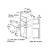 Image de Micro-ondes encastrable 59 x 38 cm, 25L, 900W - Siemens iQ300 BF550LMR0 - inox