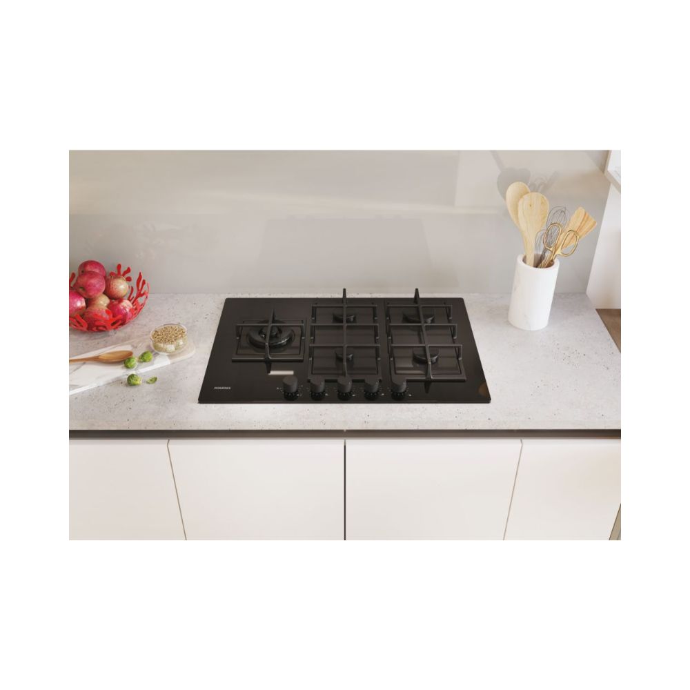 Plaque de cuisson gaz encastrable 75cm, 5 foyers, 11700W Rosières
