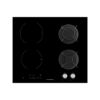 Image de Plaque de cuisson mixte gaz et induction encastrable 60cm, 4 foyers - Schneider SCTGI640S - noir