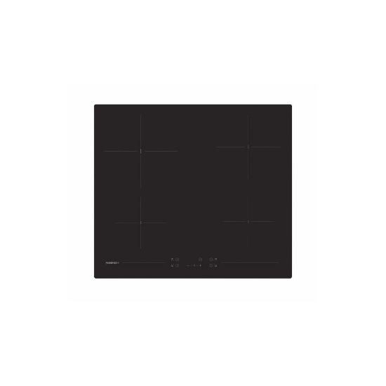 Image de Plaque de cuisson vitrocéramique encastrable 60cm, 4 foyers, 6500W - Rosières RH64CT/2 - noir