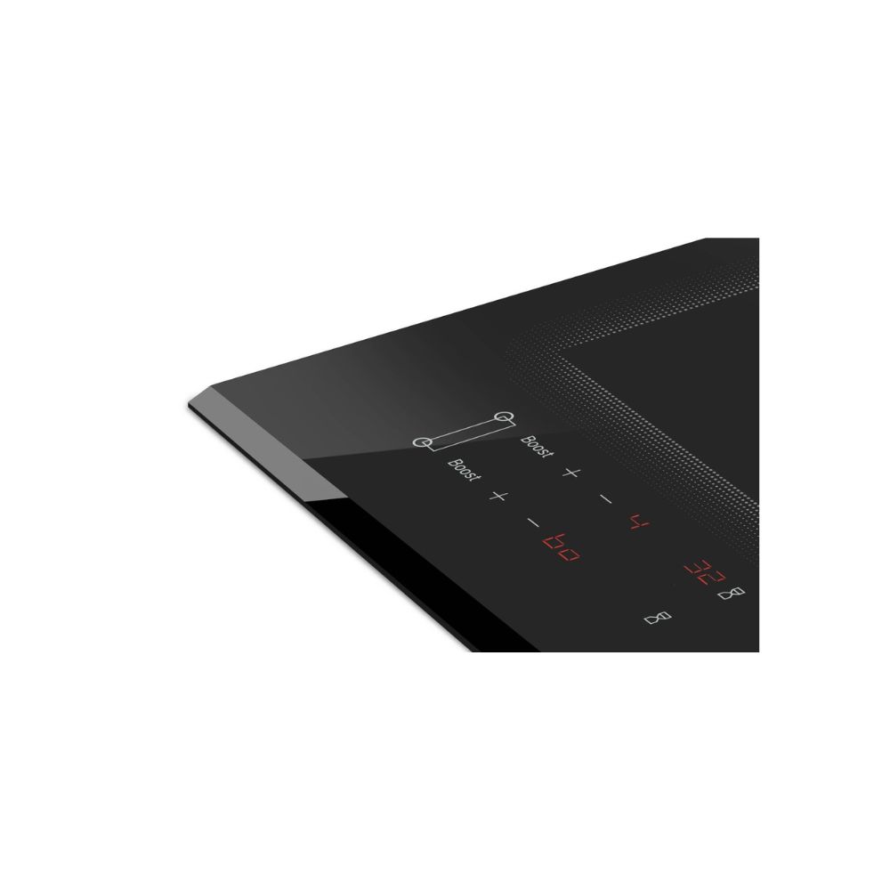 Plaque de cuisson induction encastrable 80cm, 4 foyers avec 1 zone flex