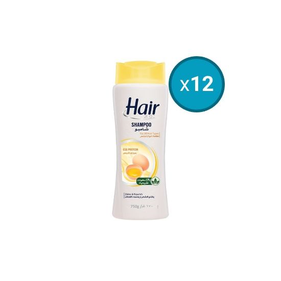 Picture of 12x Shampoing aux protéines d'oeuf Hair, 631ml
