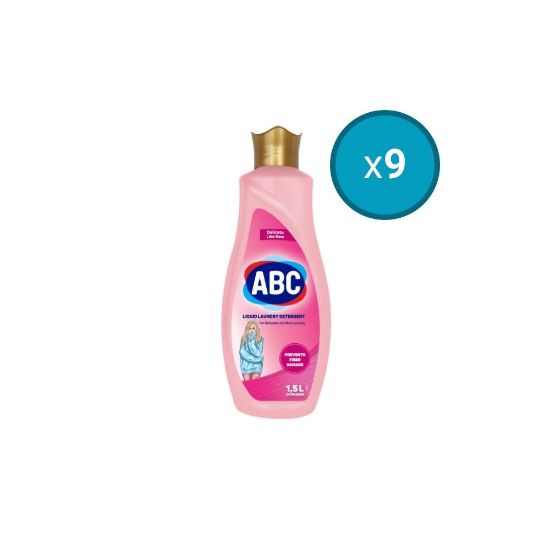 Image de 9x Lessive liquide ABC Délicate 1,5L , 25 lavages