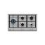 Image de Plaque de cuisson gaz encastrable 90cm, 5 foyers, 9050W - Belford - inox