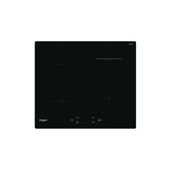 Image de Plaque de cuisson induction encastrable 60cm, 4 foyers, 7200W - Whirlpool WSQ2160NE - noir