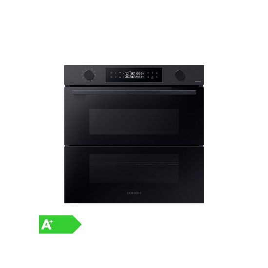 Four encastrable 60 x 60 cm, 76L, Pyrolyse, Série 4 Dual Cook Flex™ -  Samsung NV7B4550UAB - noir