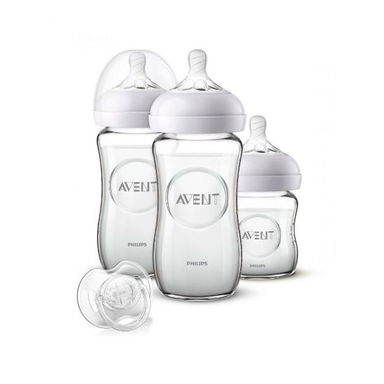 Image de Kit Nouveau-Né Natural 2.0 En Verre 125 Ml - 240 Ml Philips AVENT