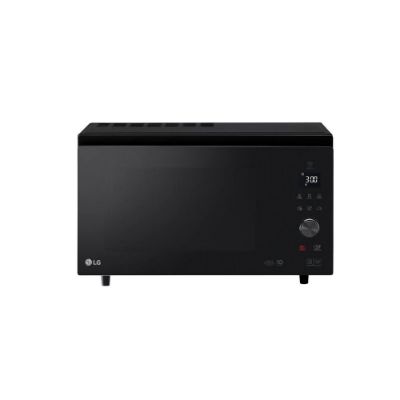 Four micro-ondes combiné | NeoChef | 39L | Four Multifonctions | Design innovant type four | Tactile | Plat Crousty - LG MJ3965BPS - noir