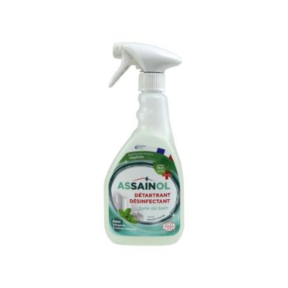 Image de Pistolet Nettoyant Détartrant Désinfectant Salle De Bain Menthe fraîche Assainol, 500ml