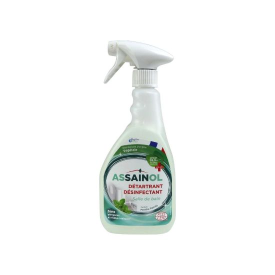 Image de Pistolet Nettoyant Détartrant Désinfectant Salle De Bain Menthe fraîche Assainol, 500ml