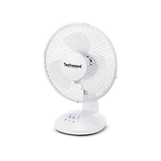 Image de Ventilateur de table - Techwood TVE-233 - blanc