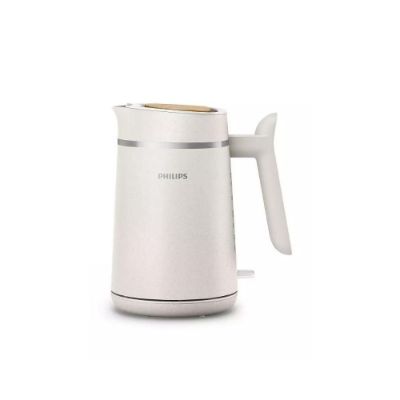 Bouilloire sans fil 1,7L 2200W Eco Conscious, Plastiques 100% biosourcés - Philips HD9365/10 - blanc
